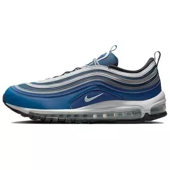 Nike Air Max 97 Court Blue Мужские кроссовки Glacier-Blue Pure-Platinum FN6957-400 42.5