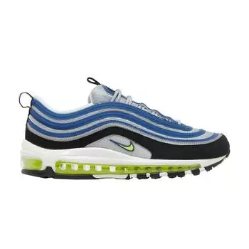 Nike Air Max 97 OG Atlantic Blue Мужские кроссовки Напряжение-Желтый металлик-Серебристый Черный DM0028-400 38.5