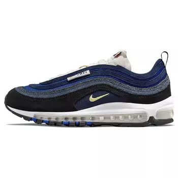 Nike Air Max 97 SE Running Club — синие мужские кроссовки Black Light-Zitron Deep-Royal-Blue DH1085-001 40