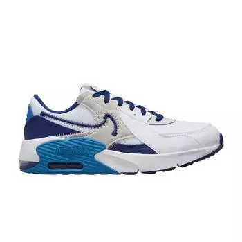 Nike Детские кроссовки Air Max Excee GS White Deep Royal Blue Photo-Blue Photon-Dust FB3058-100 36