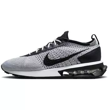 Nike Air Max Flyknit Racer Белые Черные мужские кроссовки DJ6106-002 44