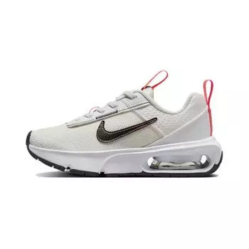Nike Air Max Interlock Lite PS Summit Белые гипер-оранжевые детские кроссовки кремово-черные DH9394-105 29.5