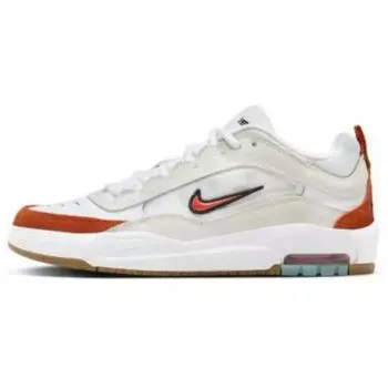 Nike Air Max Ishod Wair SB White Orange Мужские кроссовки Summit-White Black Gum-Light-Brown FB2393-103 36