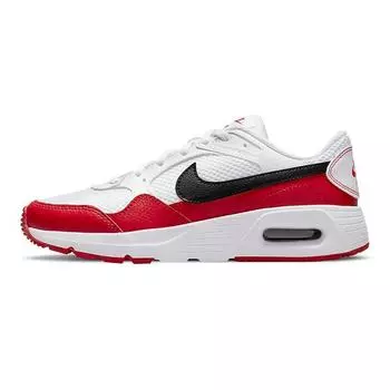 Nike Air Max SC GS White University Red Детские кроссовки Черные CZ5358-106 36.5