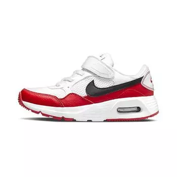 Nike Air Max SC PS White University Red Детские кроссовки Черные CZ5356-106 28