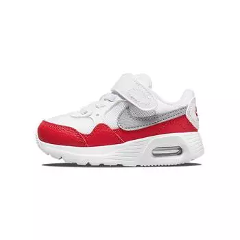 Nike Air Max SC TD White University Red Детские кроссовки Black Wolf-Grey CZ5361-108 23.5