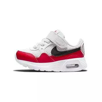 Nike Air Max SC TD White University Red Детские кроссовки Черные CZ5361-106 23.5