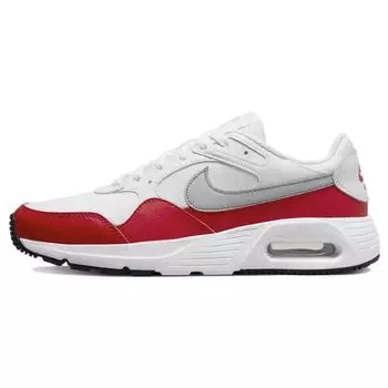 Nike Air Max SC White University Red Мужские кроссовки Wolf-Grey CW4555-107 42.5