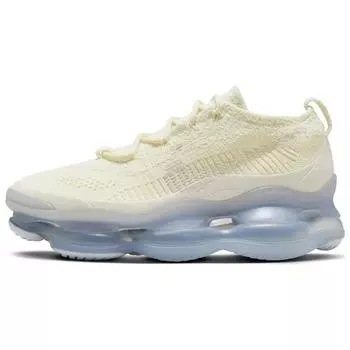Nike Air Max Scorpion Flyknit Coconut Milk женские кроссовки кремовый кокос-молоко-белый светло-красное дерево-коричневый DJ4702-101 36.5