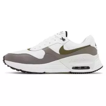 Nike Air Max SYSTM Белые средние оливковые мужские кроссовки Черные оловянные кроссовки DV7587-100 42