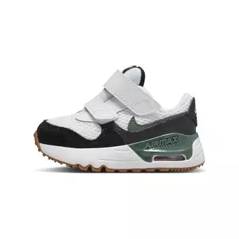 Nike Air Max SYSTM TD белые черные винтажные зеленые детские кроссовки Barely-Volt DQ0286-115 22