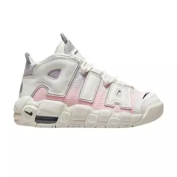Кроссовки Nike Air More Uptempo 96 GS Thank You, Wilson Kids, белые парусные, светло-чертополоховые DQ0514-100 40