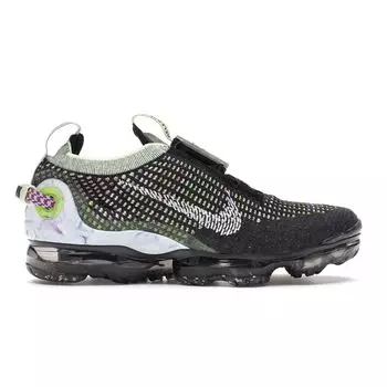 Nike Air VaporMax 2020 Flyknit Черные мультиженские кроссовки Barely-Volt Atomic-Pink White CT1933-001