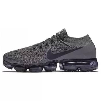 Nike Air VaporMax темно-серые мужские кроссовки Obsidian-Wolf-Grey 849558-014 40.5