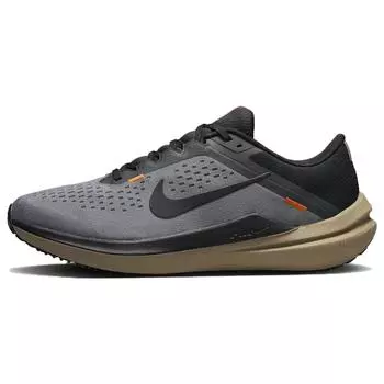 Nike Air Winflo 10 Smoke Grey Khaki Мужские кроссовки Safety-Orange Black FQ8725-084 44.5