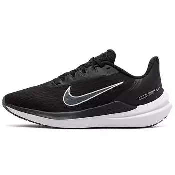 Nike Air Winflo 9 Black Dark Smoke Grey Женские кроссовки Pure-Platinum White DD8686-001 35.5