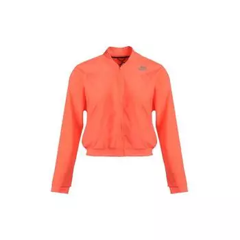 Nike Air Woven Quick-Dry Светоотражающий логотип Спортивная куртка Женская верхняя одежда Ярко-оранжевый CZ9143-854 XL