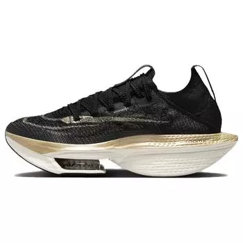 Nike Air Zoom Alphafly NEXT% 2 Женские кроссовки с черным металликом и золотым зерном Sail DN3559-003 40.5