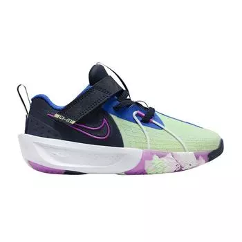 Nike Кроссовки детские GT Cut 3 SE PS Summer Camp Pack разноцветные обсидианово-зеленые FQ2783-400 26