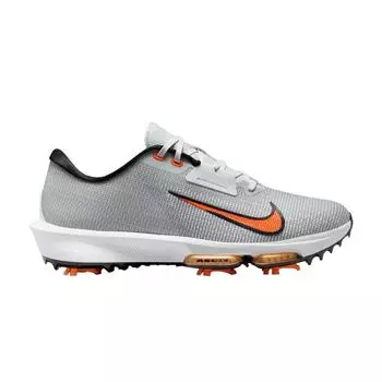 Nike Air Zoom Infinity Tour 2 Golf Pure Platinum Safety Orange Мужские кроссовки Серо-белые HQ2158-001 46