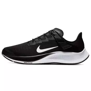 Nike Air Zoom Pegasus 37 FlyEase Черно-белые мужские кроссовки Дымчато-серые CK8474-003