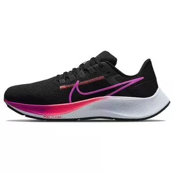 Nike Air Zoom Pegasus 38 Black Hyper Violet Женские кроссовки Off-Noir Flash-Crimson CW7358-011 35.5