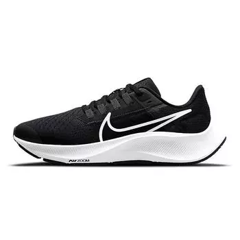 Nike Air Zoom Pegasus 38 GS Черно-белые детские кроссовки антрацит Volt CZ4178-002 38.5