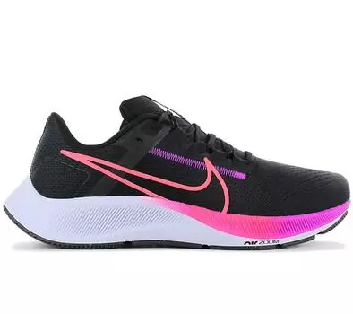 Nike Air Zoom Pegasus 38 — мужские кроссовки для бега по шоссе, черные CW7356-011 ОРИГИНАЛ EU 42 US 8.5 чёрный