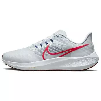 Nike Air Zoom Pegasus 39 Grey Bright Crimson Мужские кроссовки Football-Grey Concord Dark-Beetroot DH4071-007 49.5