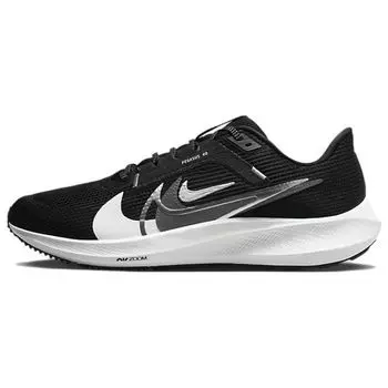 Nike Air Zoom Pegasus 40 Premium Quadruple Swoosh — черные мужские кроссовки белые ярко-мандариновые многоцветные FB7179-001 40.5
