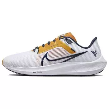 Nike Air Zoom Pegasus 40 West Virginia мужские кроссовки белые университетско-золотые колледжско-темно-синие DZ6005-100 44