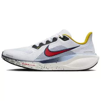Nike Air Zoom Pegasus 41 Белый Psychic Blue Red Мужские кроссовки Speed-Yellow Speed-Red HJ9068-100 40