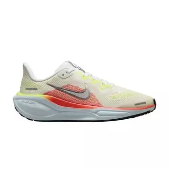 Nike Air Zoom Pegasus 41 GS Summit White Crimson Детские кроссовки Кремовые Ярко-Малиновые Ледниково-Синие FN5041-100 38.5
