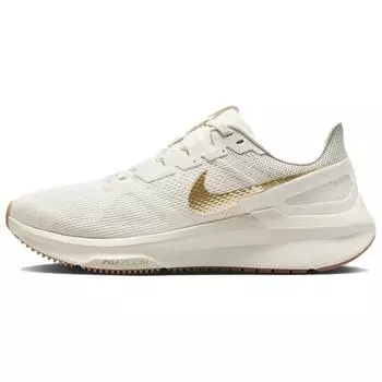 Nike Air Zoom Structure 25 Phantom Metallic Gold Женские кроссовки Крем-белая резинка-светло-коричневый DJ7884-007 36.5