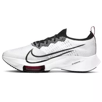 Nike Air Zoom Tempo NEXT% Flyknit White University Red Мужские кроссовки Черные CI9923-102