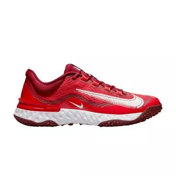 Nike Alpha Huarache Elite 4 TF University Red Мужские кроссовки Team-Red Habanero-Red White DJ6523-616 42
