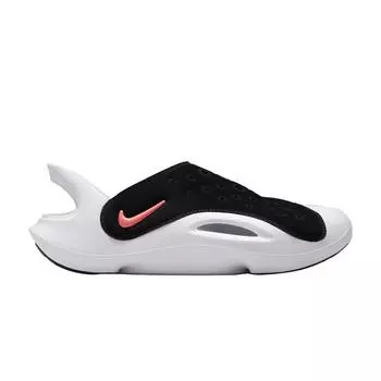Nike Aqua Swoosh Sandal GS Black Hyper Orange Детские кроссовки Green-Strike White FV6363-001 32