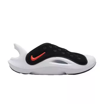 Nike Aqua Swoosh Sandal PS Black Hyper Orange Детские кроссовки Green-Strike White FN0876-001 26