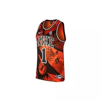 Nike As Hbl Dna Jersey Tank High School League дышащая баскетбольная майка без рукавов для мужчин, оранжевая CI9081-890 S
