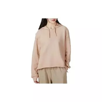 Nike As W Ny Tf Cozy Flc Hd однотонный свободный пуловер с капюшоном женские толстовки пыльно-розовый DR7839-217 XL