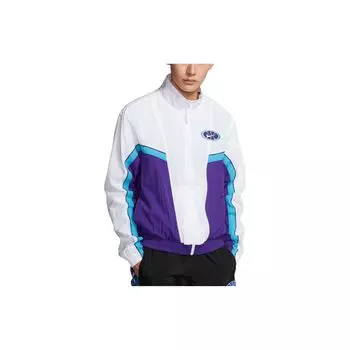 Nike Баскетбольная куртка Throwback Woven, мужские куртки, фиолетовые, AV9756-103 XXXXL