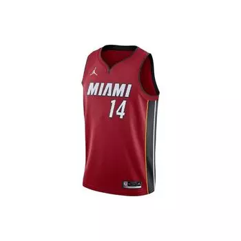 Nike Баскетбольная майка без рукавов Miami Heat Tyler Herro Fan Edition с V-образным вырезом, мужская, красная CV9483-608 L