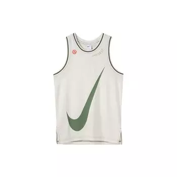 Nike Баскетбольная майка без рукавов с круглым вырезом и логотипом Dri-FIT DNA, мужская белая DX6137-133 S