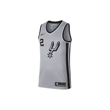 Nike Баскетбольная майка Kawhi Leonard Statement Graphic Loose Breathable для мужчин, серая 877224-007 XXL