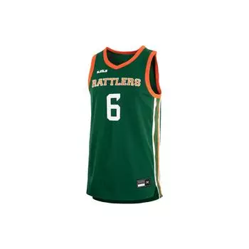 Nike Баскетбольная майка LeBron College Letter Number Print Color Block, мужская, зеленая P32818J347-FAM L