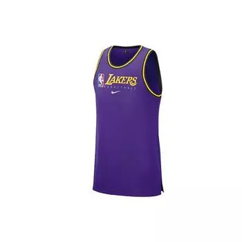 Nike Баскетбольная майка Los Angeles Lakers NBA Dri-Fit для мужчин, фиолетовая BQ9344-504 L