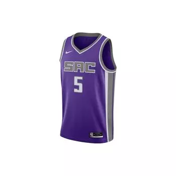 Nike Баскетбольная майка NBA Digital Print Sports SW Fan Edition 20-21 Season Icon Edition Limited Edition Мужская майка Sacramento Kings Fox 5 3774163 L