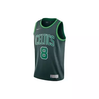 Nike Баскетбольная майка NBA Retro Celtics Kemba Walker No. 8 Мужские топы Зеленый CN9893-301 M