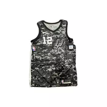 Nike Баскетбольная майка NBA San Antonio Spurs LaMarcus Aldridge #12 для мужчин, черная AJ4644-011 S