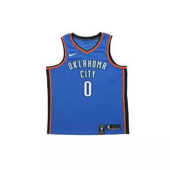Nike Баскетбольная майка NBA SW Fan Edition с круглым вырезом и буквенным номером, без рукавов, мужская майка, сигнально-синяя 864497-403 M
